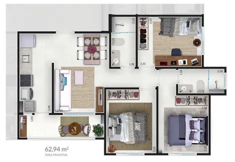 imagem 3 - Apartamentos - Padrão imagem 3 - Apartamentos - Padrão