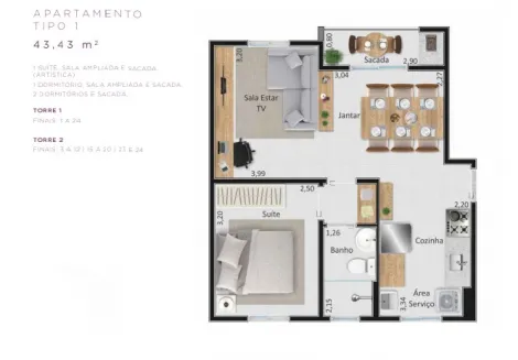 imagem 1 - Apartamentos - Padrão imagem 1 - Apartamentos - Padrão